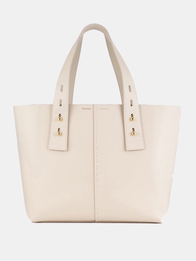 Frame Les Second Medium Tote Bag Beige 13”